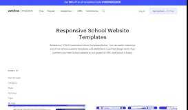
							         School Website Templates Available at Webflow								  
							    