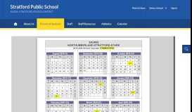 
							         School Year Calendar / Home								  
							    