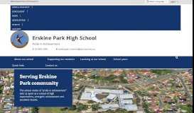 
							         School years - Erskine Park High School								  
							    