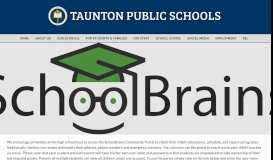 
							         SchoolBrains Community Portal - Taunton Public Schools								  
							    