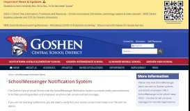 
							         SchoolMessenger Notification System | Goshen Central School District ...								  
							    