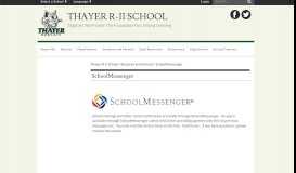 
							         SchoolMessenger - Thayer R-II School								  
							    