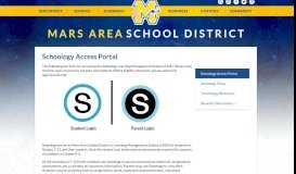 
							         Schoology Access Portal – Academics – Mars Area School District								  
							    