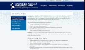 
							         Schoology and LAUSD Parent Portal Information - Gaspar De Portola ...								  
							    