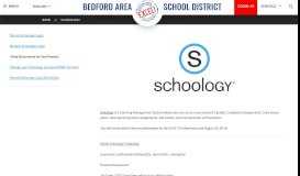 
							         Schoology - Bedford Area School District								  
							    