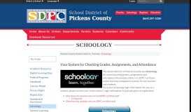 
							         Schoology - Pickens County School District								  
							    