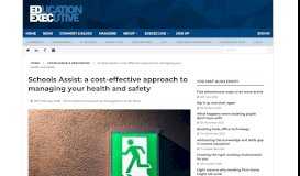 
							         Schools Assist: a cost-effective approach to managing your health and ...								  
							    