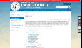 
							         Schools | Dare County, NC								  
							    