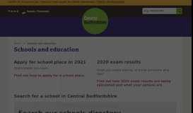 
							         Schools & education - Central Bedfordshire Council								  
							    