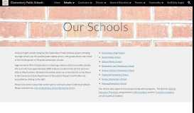 
							         Schools - Glastonbury Public Schools								  
							    