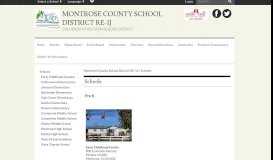 
							         Schools - Montrose County School District RE-1J								  
							    