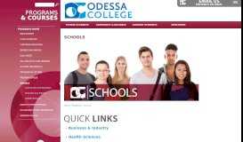 
							         Schools - Odessa College								  
							    