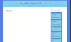 
							         Schools | School Administrative Unit 53 - SAU #53								  
							    