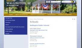 
							         Schools | Wallington NJ								  
							    