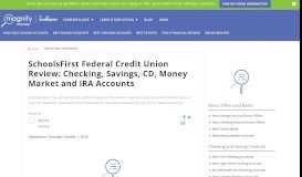 
							         SchoolsFirst Federal Credit Union Rates in 2019 | MagnifyMoney								  
							    