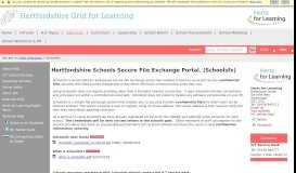 
							         Schoolsfx - Hertfordshire Grid for Learning								  
							    