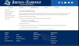 
							         SchoolTool Mobile App | Jordan-Elbridge Central School District								  
							    