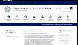
							         Schooltool Parent Portal - Eastport-South Manor Central School District								  
							    