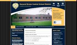 
							         Schooltool Parent Portal Information - General Brown Central School								  
							    
