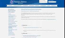 
							         SchoolTool Parent Portal Information - Saratoga Schools								  
							    