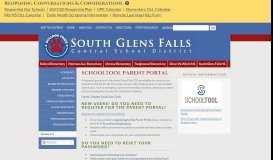 
							         SchoolTool Parent Portal | South Glens Falls CSD								  
							    