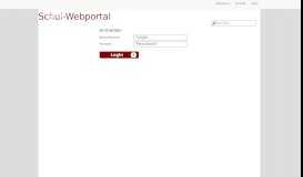 
							         Schul-Webportal								  
							    