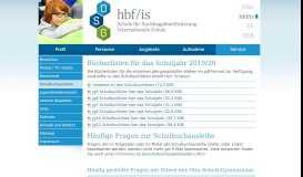 
							         Schulbuchausleihe - Hbf/is Homepage - Otto-Schott-Gymnasium								  
							    
