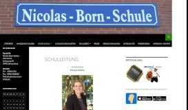 
							         Schulleitung | Nicolas-Born-Schule Dannenberg								  
							    