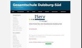 
							         Schulportal IServ - Gesamtschule Duisburg-Süd								  
							    