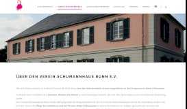 
							         Schumannhaus Bonn e.V. - In Gedenken an Robert Schumann								  
							    