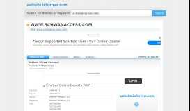 
							         schwanaccess.com at WI. Instant Virtual Extranet								  
							    