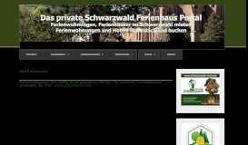 
							         Schwarzwald Ferienhaus Portal - Sauna und Wellness genießen								  
							    