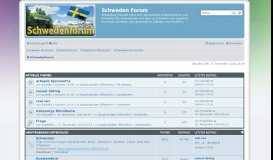 
							         Schweden Forum - Schwedenforum - Schwedentor | Schweden								  
							    
