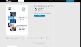 
							         SCI Gateway v11.1 - Yumpu								  
							    