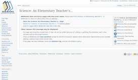 
							         Science: An Elementary Teacher's Guide/The Human Body - Wikibooks								  
							    