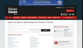 
							         Science Careers | jobs | Choose from 755 live job openings								  
							    
