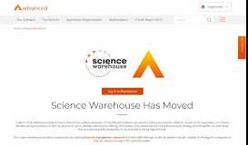
							         Science Warehouse | Advanced | Advanced								  
							    