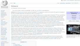 
							         Science - Wikipedia								  
							    
