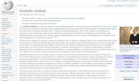 
							         Scientific method - Wikipedia								  
							    