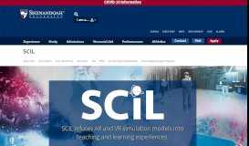 
							         SCIL | SCIL - Shenandoah University								  
							    