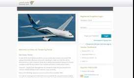 
							         SCM E-Portal - Oman Air								  
							    