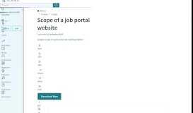 
							         Scope of a job portal website - Scribd								  
							    
