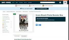 
							         Score Bleach Portal Booster Box | DA Card World								  
							    