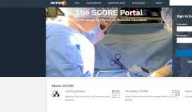 
							         SCORE | General Surgery Resident Curriculum Portal								  
							    