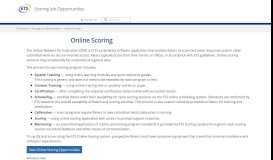 
							         Scoring Job Opportunities: Online Scoring - ETS.org								  
							    