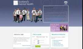 
							         Scotland's Mental Health First Aid								  
							    