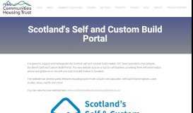 
							         Scotland's Self and Custom Build Portal - The Highlands Small ...								  
							    