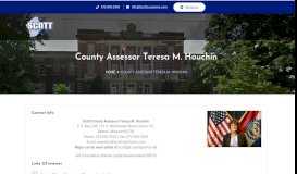 
							         Scott County Assessor | Teresa M. Houchin | Benton, Missouri								  
							    