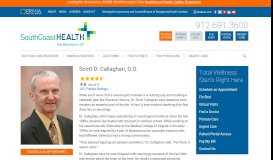 
							         Scott D. Callaghan, D.O. | SouthCoast Health								  
							    