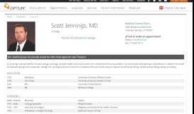 
							         Scott Jennings, MD | DaVita Medical Group (CSHP) - CSHP.net								  
							    